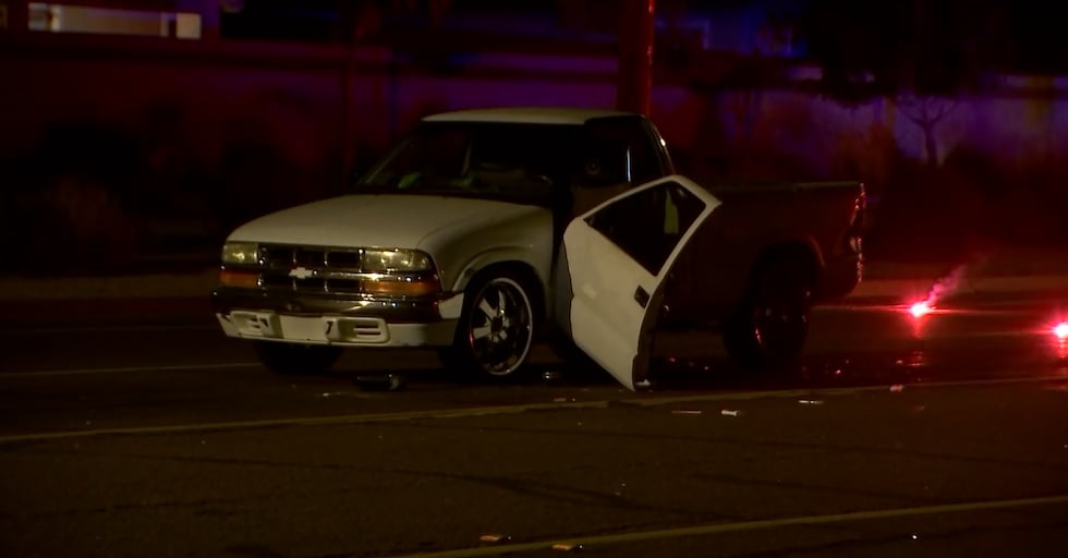A driver who was working on his broken-down vehicle was hit by another car near 31st Avenue...