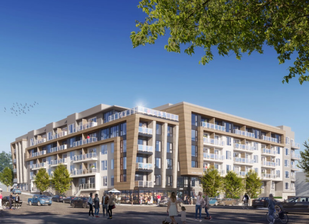 The Flora + Fauna apartment complex at 411 Ivy St....