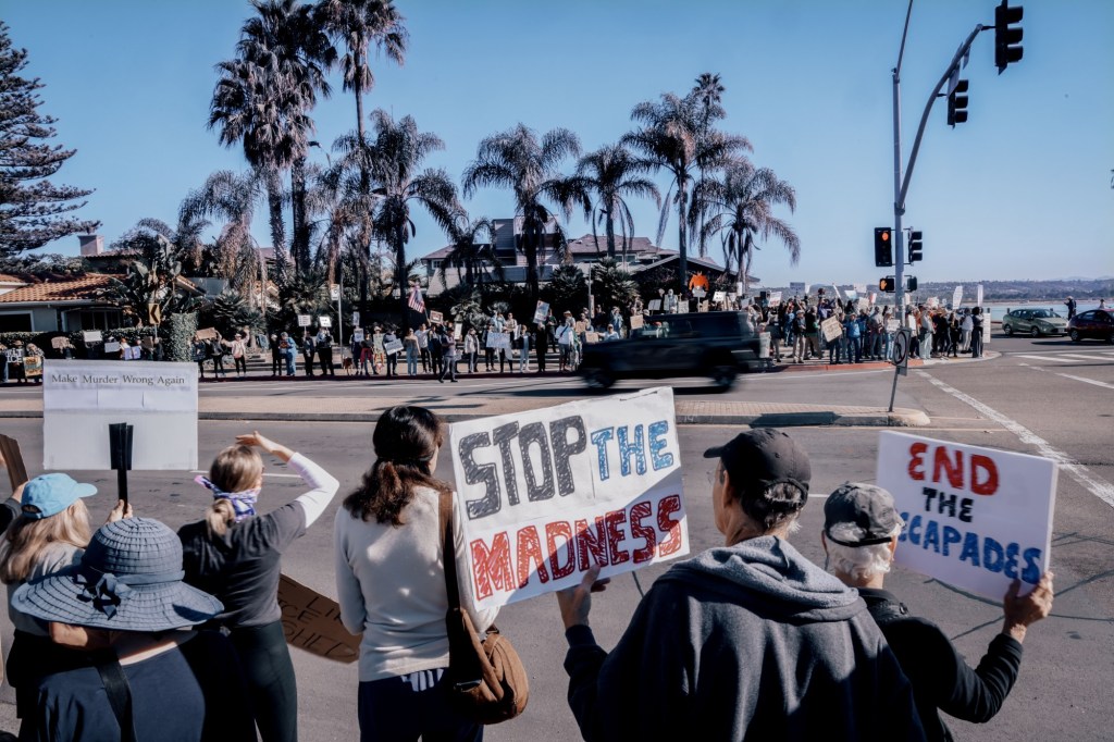 Protests break out across San Diego after Minneapolis ICE shooting