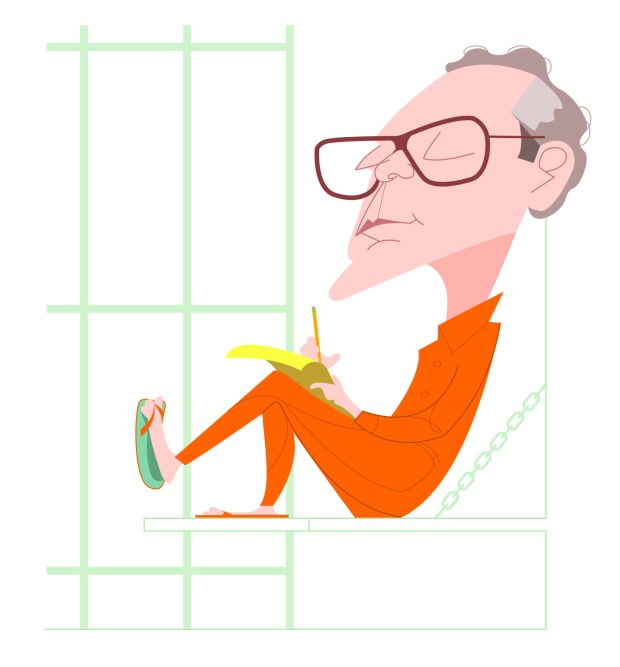 "He was in prison. Magee decided, "Hey, you know, the league's named after him. We should at least offer him a chance to be in it." He came up with the address. ... we sent him a letter inviting him to join. We never heard back, but we got a receipt that he received the letter." (Chris Morris, For The San Diego Union-Tribune)