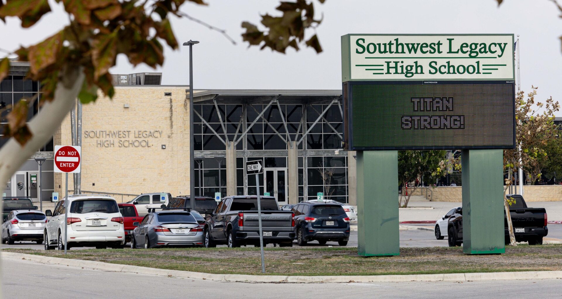 Southwest ISD school bus overturns near Loop 410