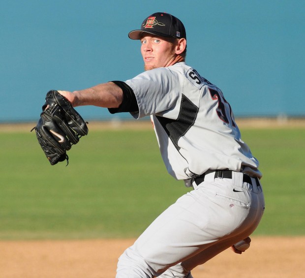 San Diego State right-hander Stephen Strasburg's career included a 23-strikeout game against Utah and a no-hitter against Air Force. (SDSU Athletics)