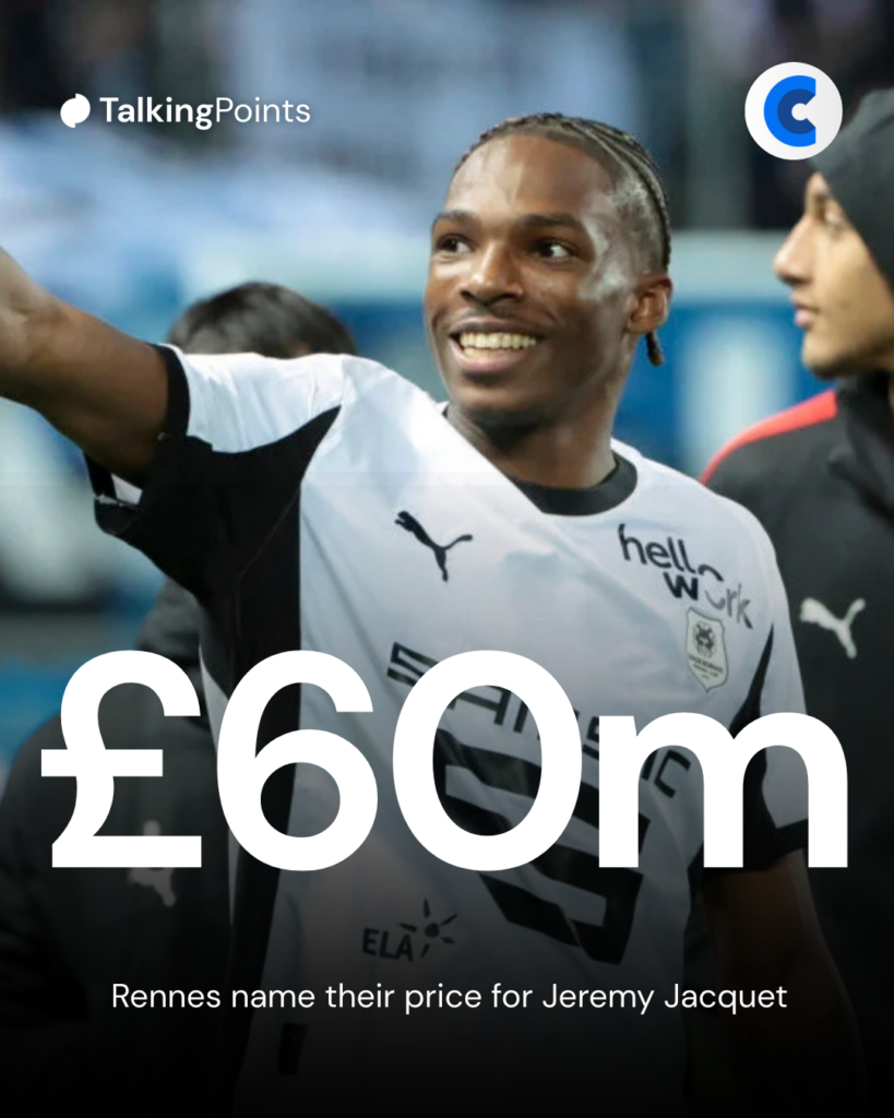 Rennes name Jeremy Jacquet price tag
