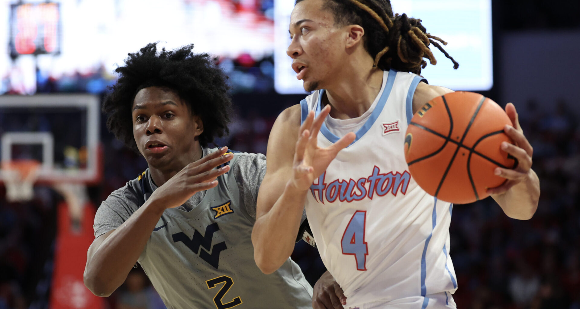 Slow start plagues West Virginia in 77-48 loss at No. 7 Houston