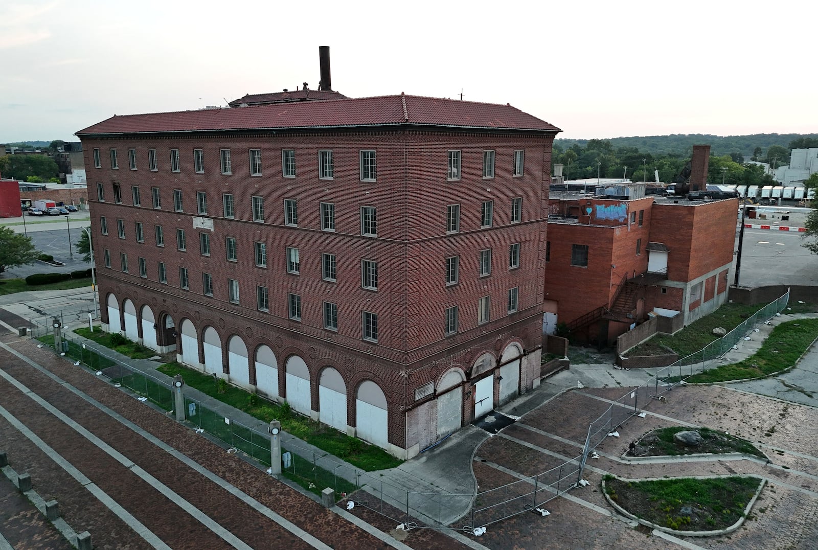 Middletown leaders are considering a plan that could raze the former Manchester Inn and the Sonshine buildings in favor of a new mixed-use development. NICK GRAHAM/STAFF
