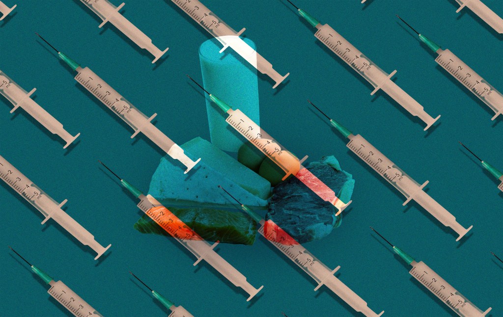 Illustration by Noah Hickey/The Dispatch (Photos via Getty Images).