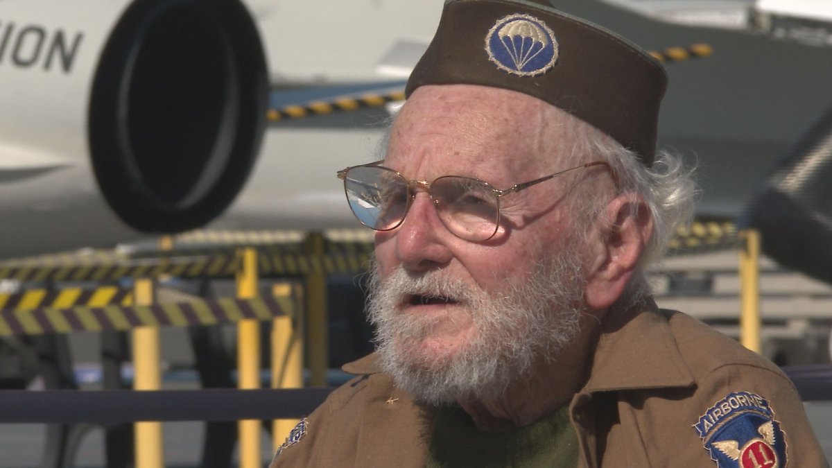 WWII veteran surprised as guest of honor aboard USS Midway – NBC 7 San Diego
