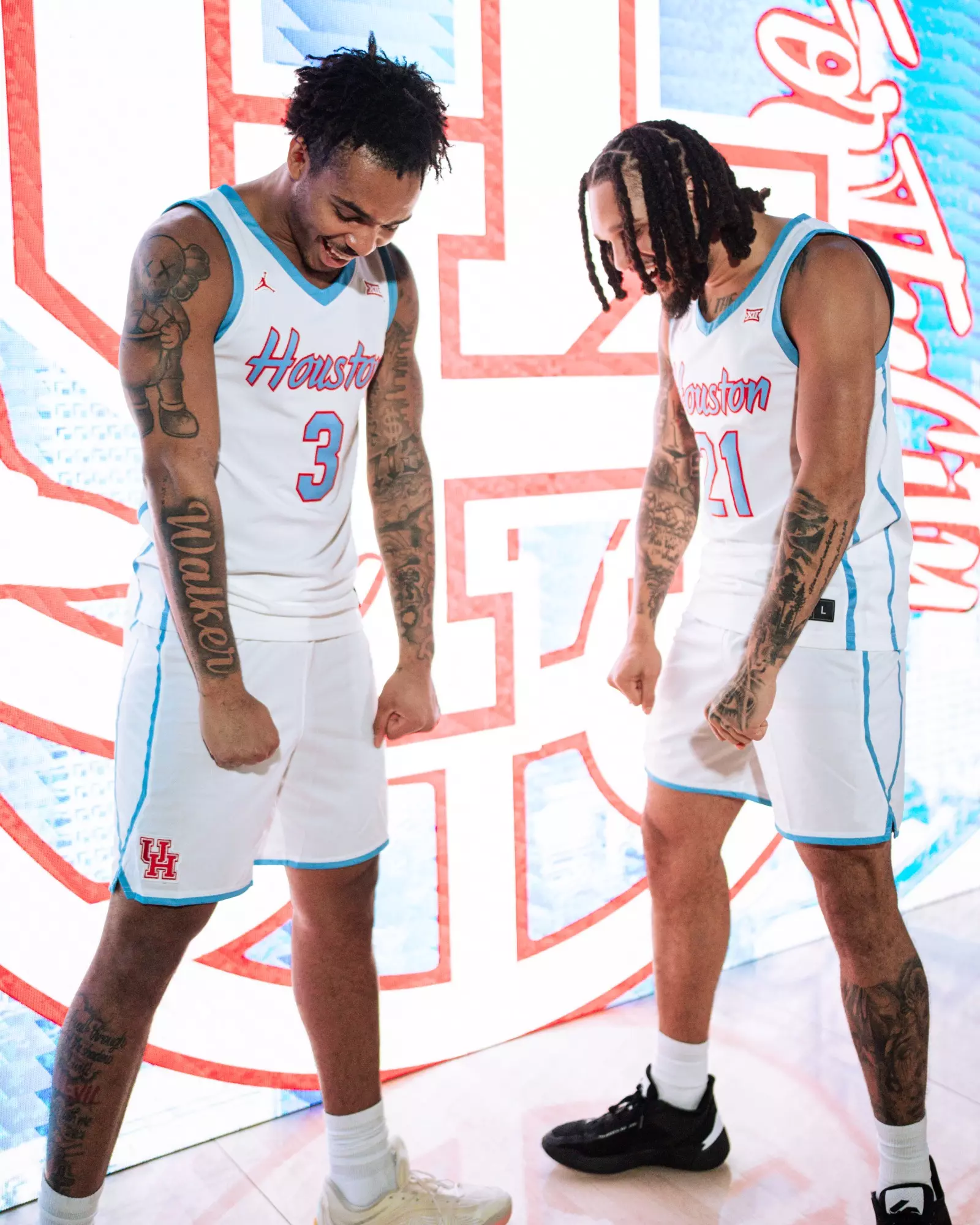 Houston Blue uniforms, Ramon Walker Jr, Emanuel Sharp