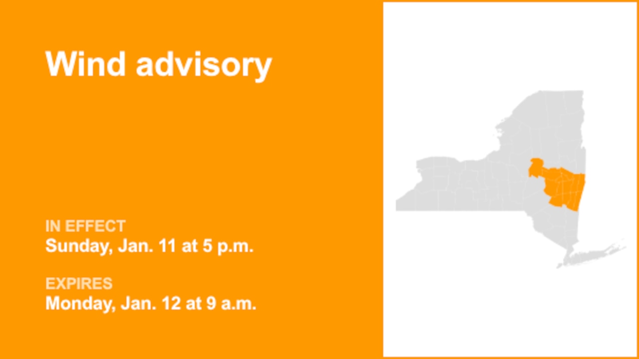 NY weather: Wind advisory in place for part of New York until Monday morning – wind gusts up to 50 mph