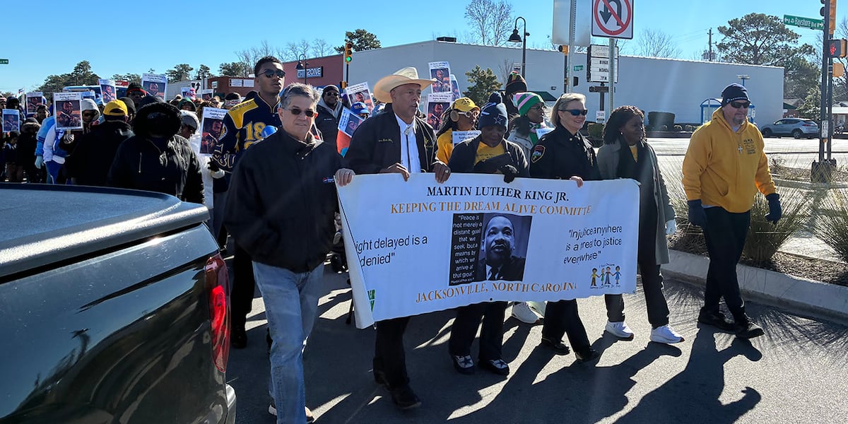 Hundreds walk to honor King’s legacy in Jacksonville
