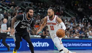 NBA roundup: Julian Champagnie (11 treys) leads Spurs past Knicks