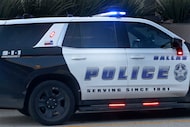 A Dallas police vehicle is seen,  Wednesday, Dec. 24, 2025, in Dallas. 
