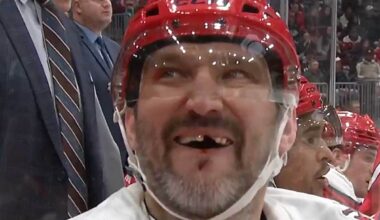 Alex Ovechkin gets tooth chipped after being high-sticked in face by Blackhawks’ Louis Crevier