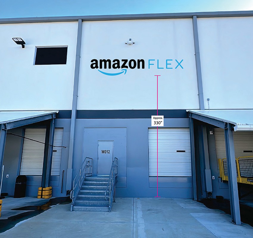 Signage planned for Amazon at 1700 Imeson Road in West Jacksonville.