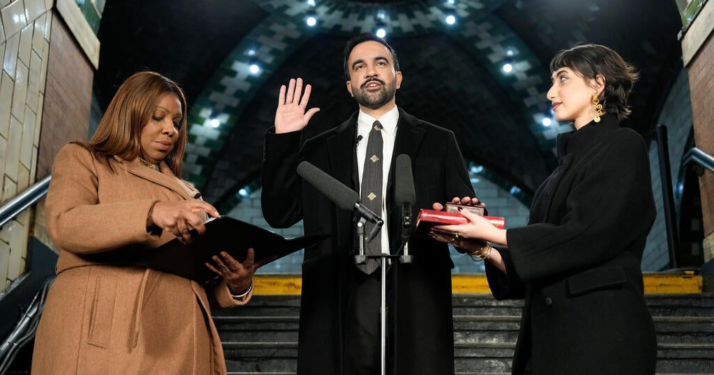 Zohran Mamdani takes oath of office in abandoned NYC subway station, becoming city's 112th mayor
