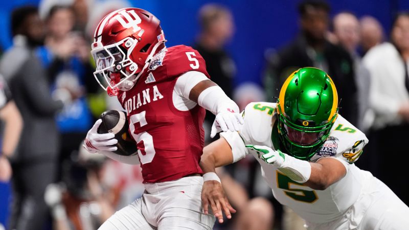 Live updates: Indiana vs. Oregon in the College Football Playoff semifinal