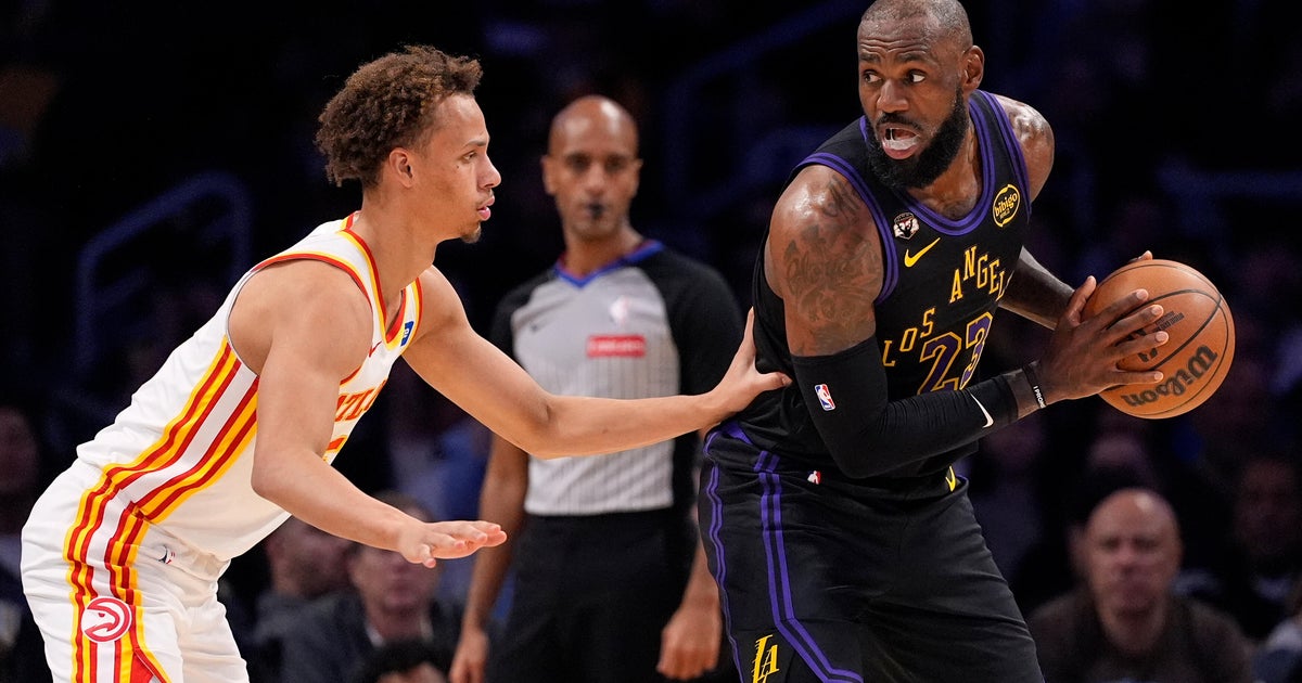 LeBron barely misses triple-double, Luka adds 27 in Lakers' skid-snapping 141-116 win over Hawks