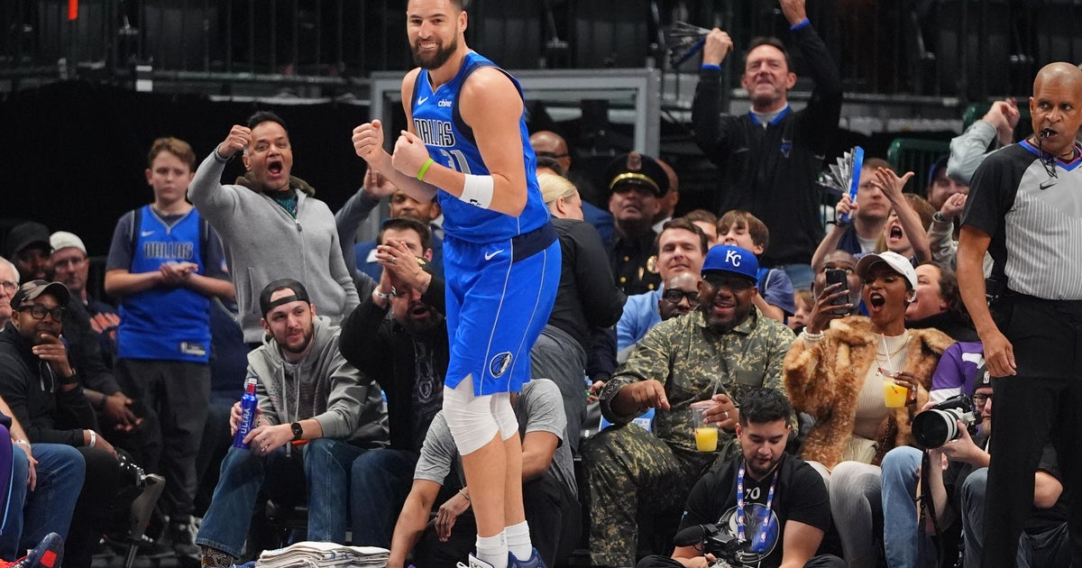 Thompson scores 26 points, moves up 3-point list, as Flagg-less Mavericks cruise past Jazz, 144-122