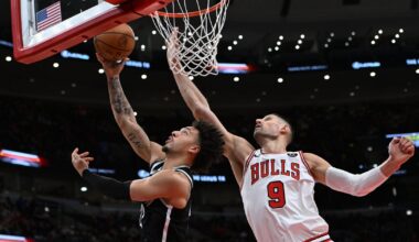 Bulls beat Nets 124-102 to split home-and-home set