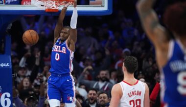 Tyrese Maxey scores 36, Joel Embiid has triple-double as Philadelphia 76ers beat Rockets in OT