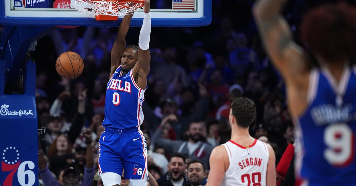 Tyrese Maxey scores 36, Joel Embiid has triple-double as Philadelphia 76ers beat Rockets in OT