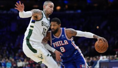 Paul George scores 32, Joel Embiid has 29 to lead Philadelphia 76ers past short-handed Milwaukee Bucks
