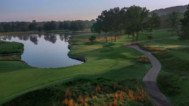 The 9th hole at The Honors Course will serve as a challenge to the participants of the U.S. Women