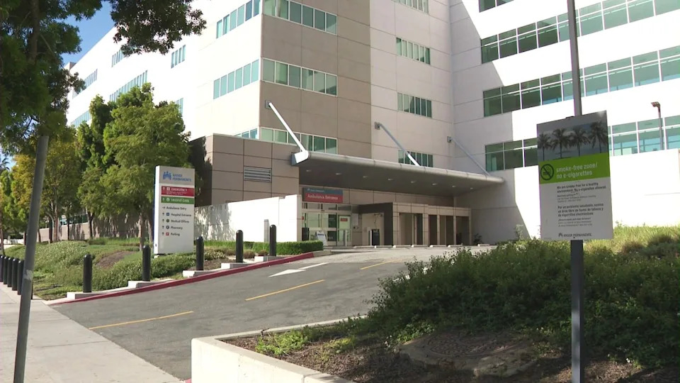 The Kaiser Permanente West Los Angeles Medical Center at 6041 Cadillac Ave in Los Angeles. (KTLA) 