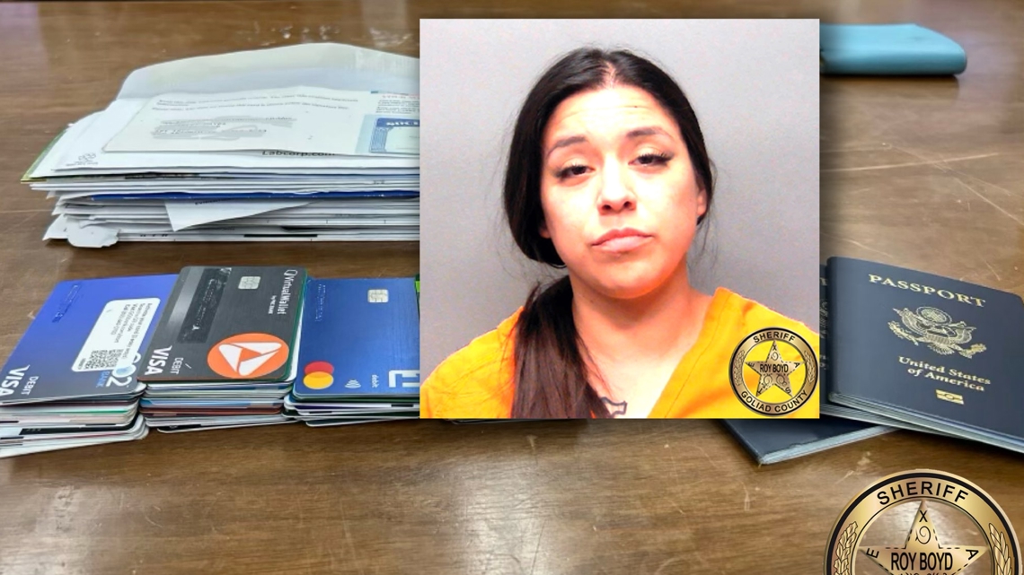 San Antonio woman faces charges for mail theft, possessing over 50 stolen cards in Goliad County