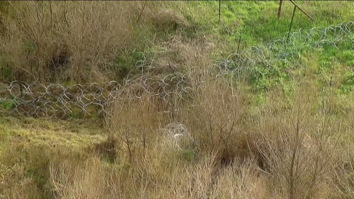 San Diego sues federal government over unauthorized razor wire fence built on city-owned border land