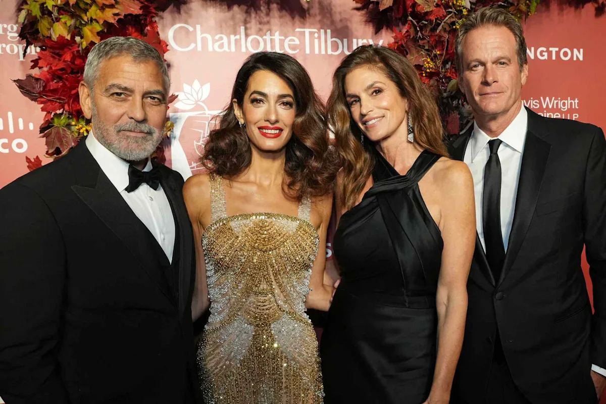 Cindy Crawford Reveals How Her Double Date Nights with George Clooney Have Evolved Over the Years (Exclusive)