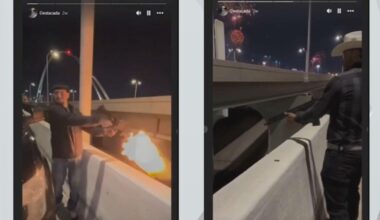 Dallas police arrest men accused of firing guns from bridge on New Year's