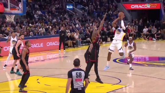 Quickley has 40 points to power Raptors past Warriors in Golden State's first game without Butler