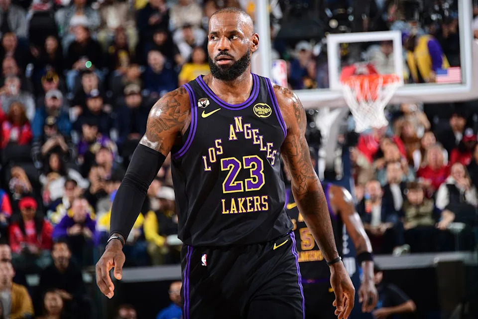 Adam Pantozzi/NBAE via Getty LeBron James