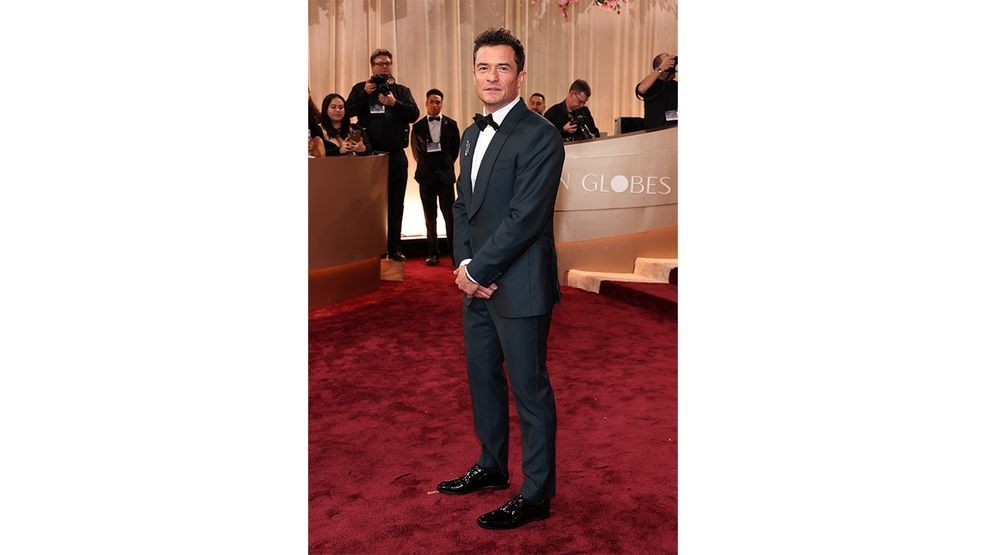 BEVERLY HILLS, CALIFORNIA - JANUARY 11: (FOR EDITORIAL USE ONLY) Orlando Bloom attends the 83rd Annual Golden Globe Awards at The Beverly Hilton on January 11, 2026 in Beverly Hills, California. (Photo by Amy Sussman/Getty Images)