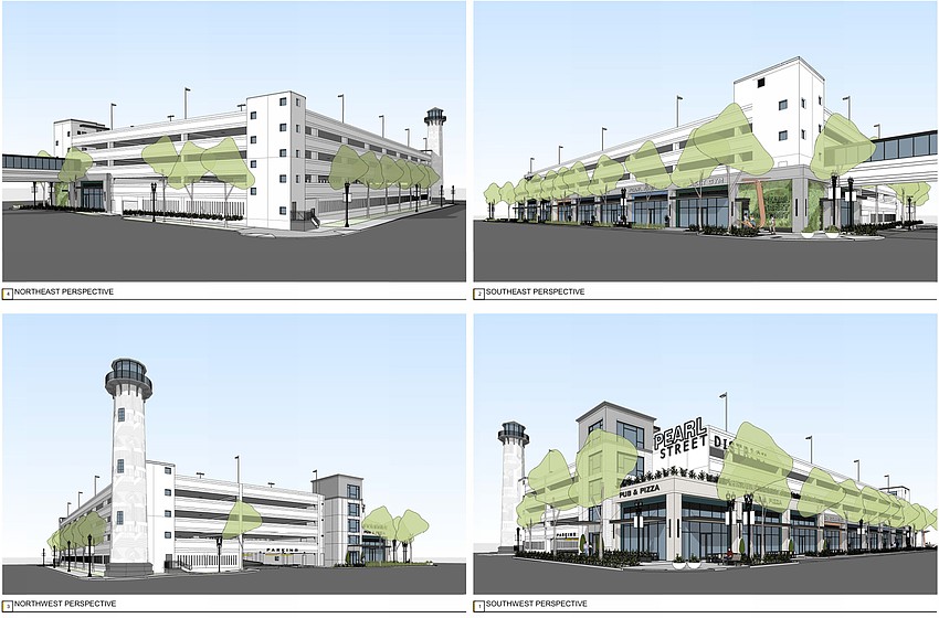 Perspective renderings of the Gateway Jax Block N5 