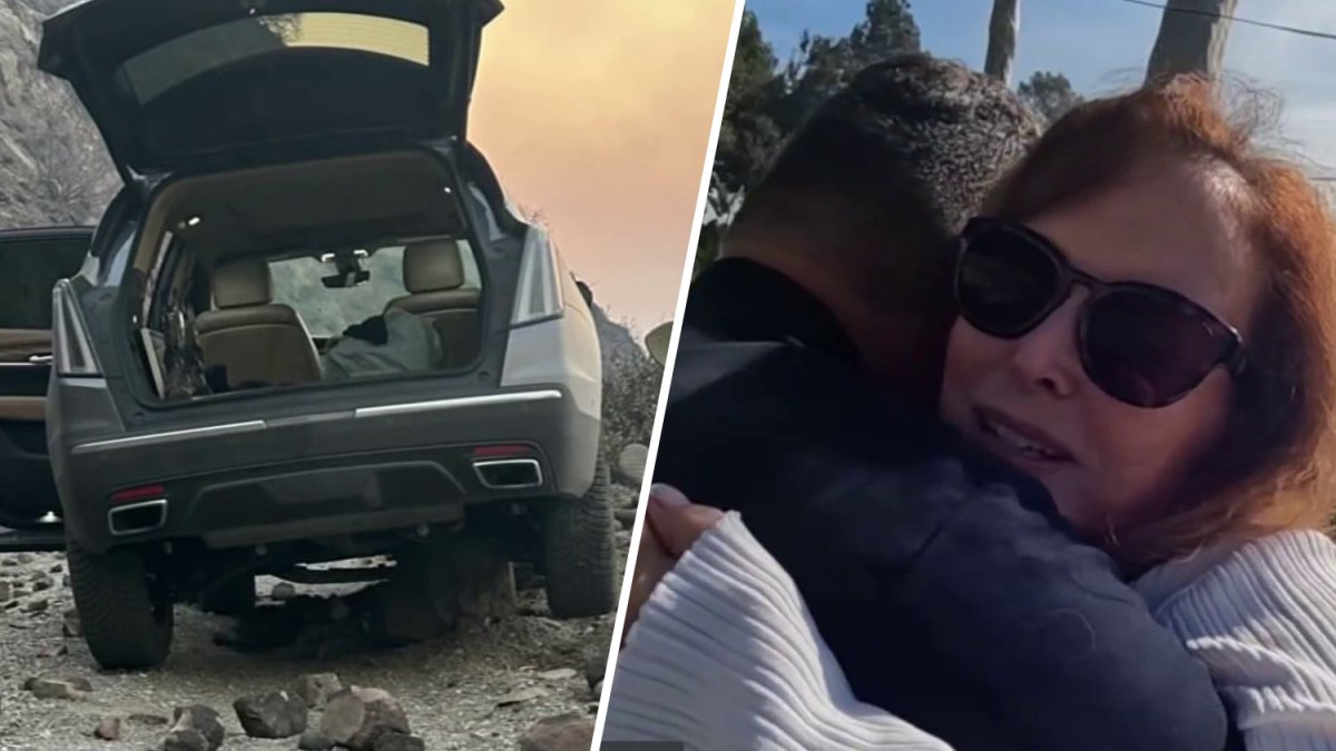 Why a Palisades Fire evacuee saves boulder that left her stranded – NBC Los Angeles