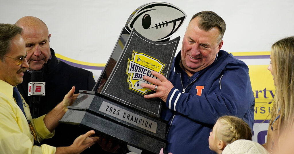 Illinois HC Bret Bielema after the Music City Bowl