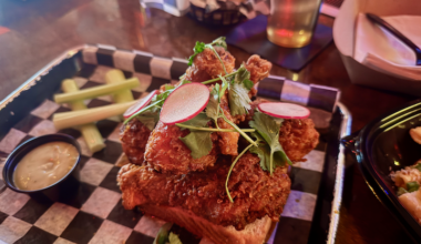 Fried chicken at Brick and Bones