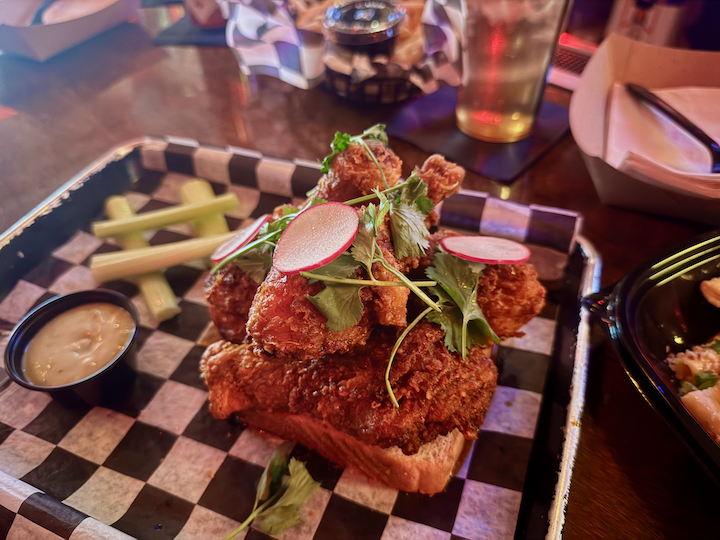 Fried chicken at Brick and Bones