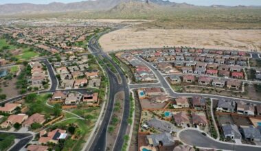 an aerial view of buckeye arizona