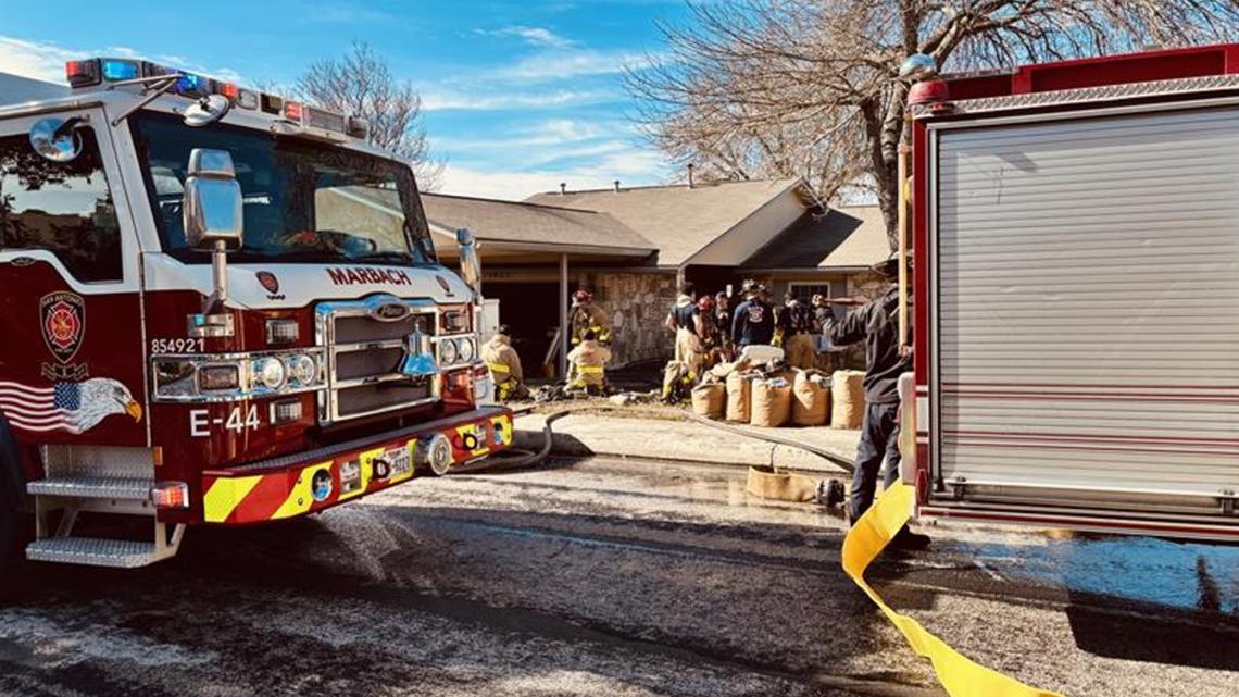 SAFD: Crews battle blaze at west-side San Antonio home, child injured