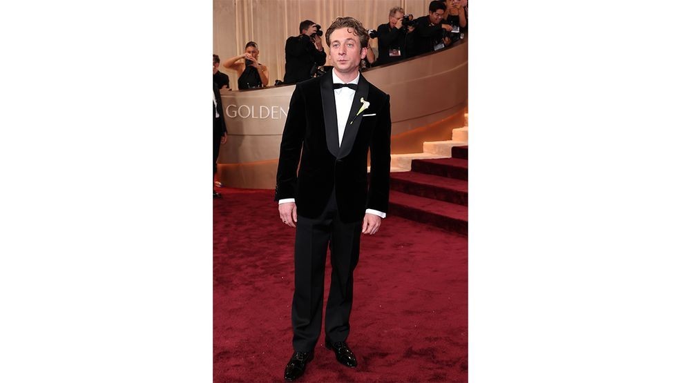 BEVERLY HILLS, CALIFORNIA - JANUARY 11: (FOR EDITORIAL USE ONLY) Jeremy Allen White attends the 83rd Annual Golden Globe Awards at The Beverly Hilton on January 11, 2026 in Beverly Hills, California. (Photo by Amy Sussman/Getty Images)