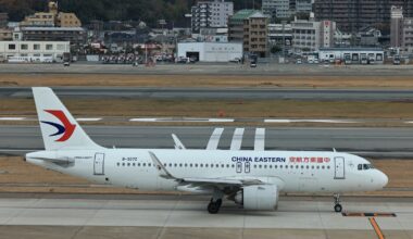 An aircraft from China Eastern Airlines at Fukuoka Airport in Japan on December 14, 2025 Photo: VCG