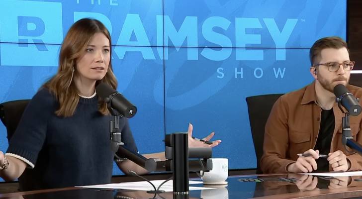 Ohio man makes $100K a year but has $65K debt because money "trickles out." Ramsey Show hosts don't buy it