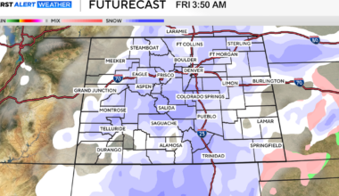 Accumulating snow is back in the forecast for Denver