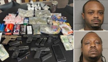 Tip leads to guns, drugs and arrests of parolee and brother in Chicago Heights
