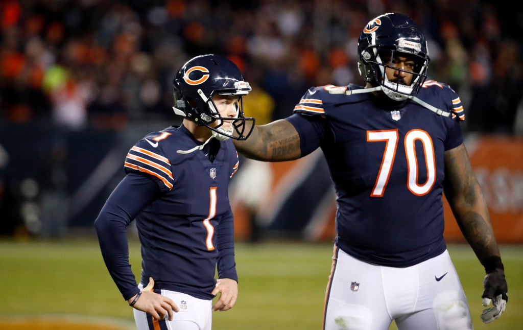 Cody Parkey's 'double doink' for Bears