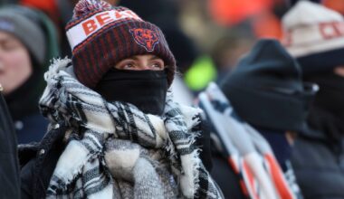 Bears issue weather warning before playoff game