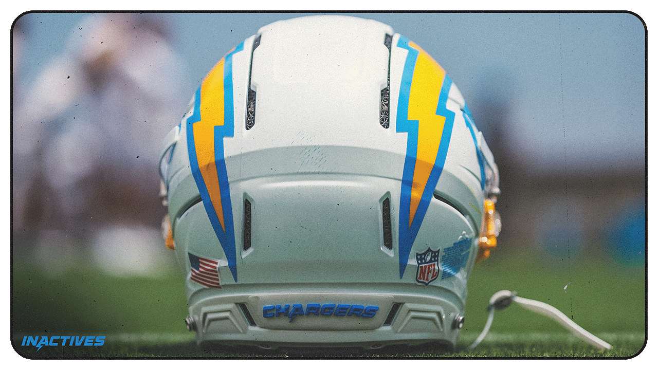 Chargers Patriots Inactives Wild Card Playoffs 2025